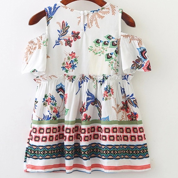 Girls cold shoulder top - Picture 2 of 2